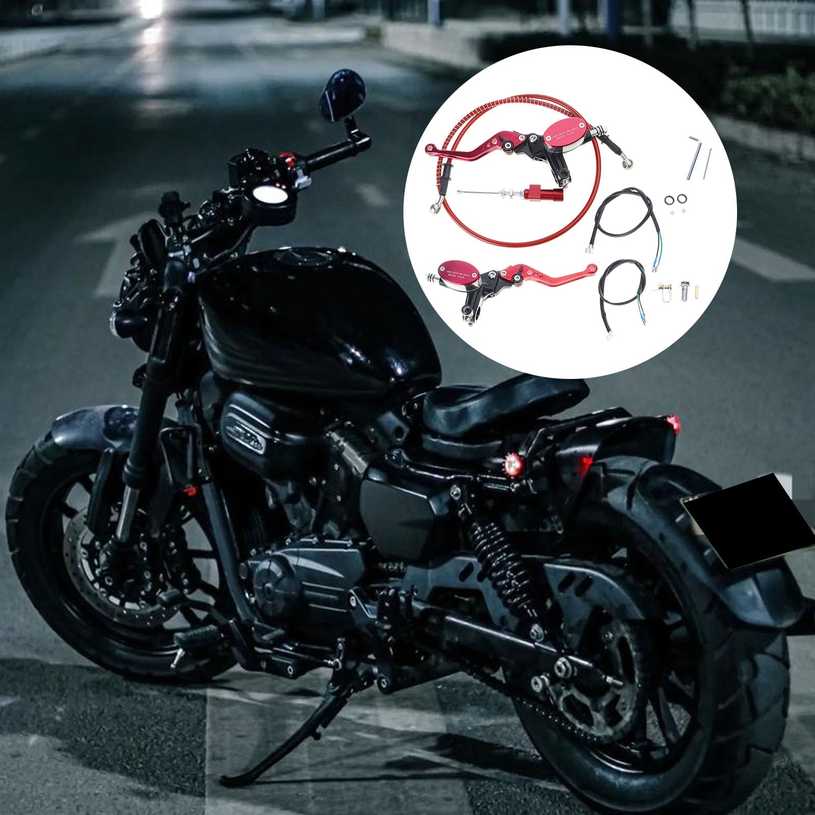 Accuracy Hydraulische Kupplungen Set mit verbesserter Haltbarkeit & Ermüdungsreduzierung Motorradkupplungssysteme für Motorräder