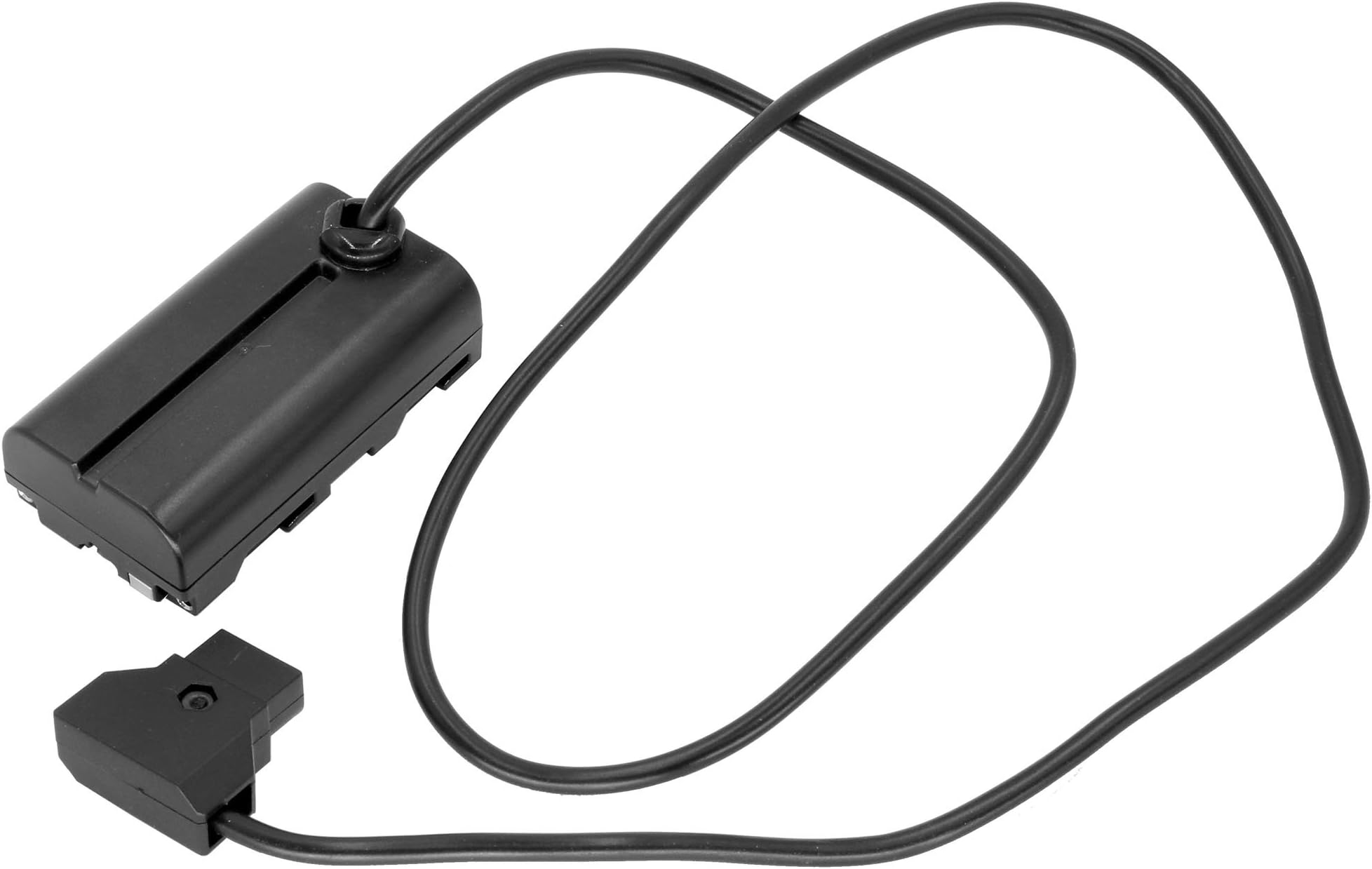 High Power (4.5A) D-Tap to Dummy Battery 30" Straight Adapter Cable to Replace NP-F550, NP-F570, NP-F970 Sony-L Batteries to Power DCRVX2100, HDRFX1, HD1000U & HVRZ1U Cameras