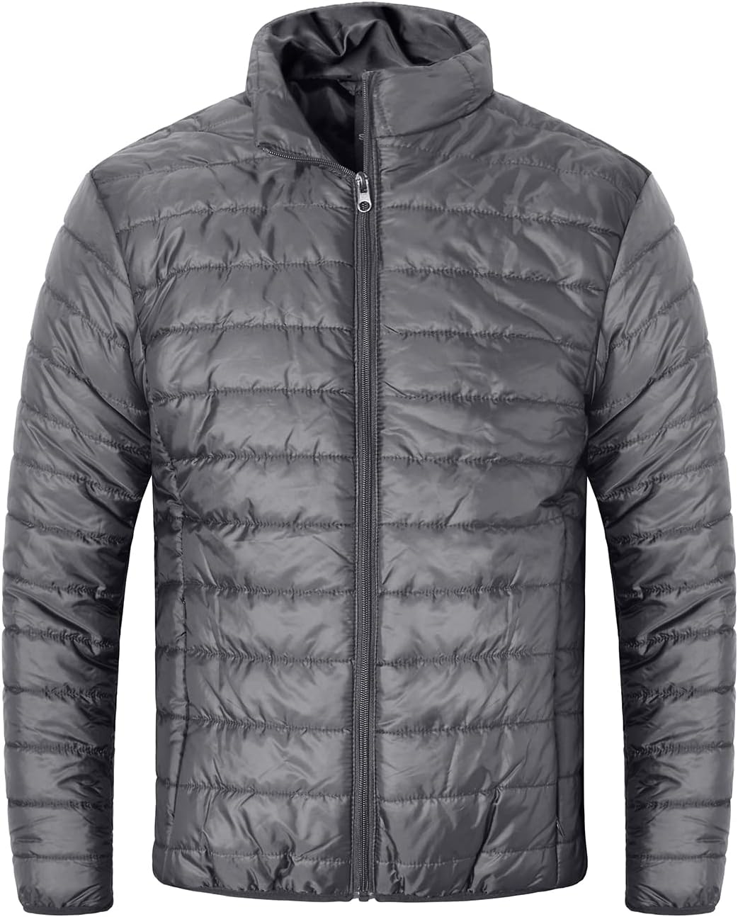 Mens Packable Puffer Jacket Lightweight Winter Jacket Water Resistant Winter Coat