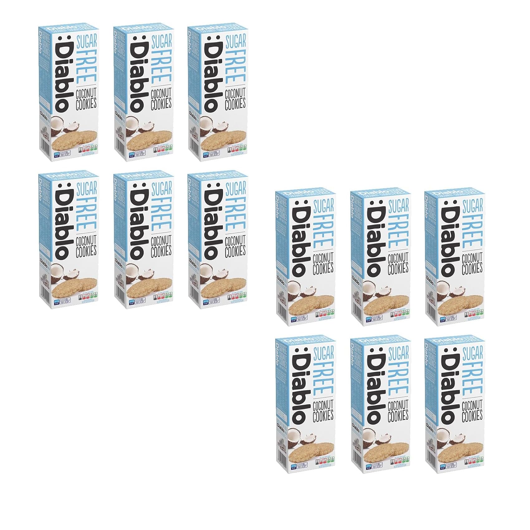 Diablo Chocolate Chip & Cranberry Cookies 135g - 12 Count