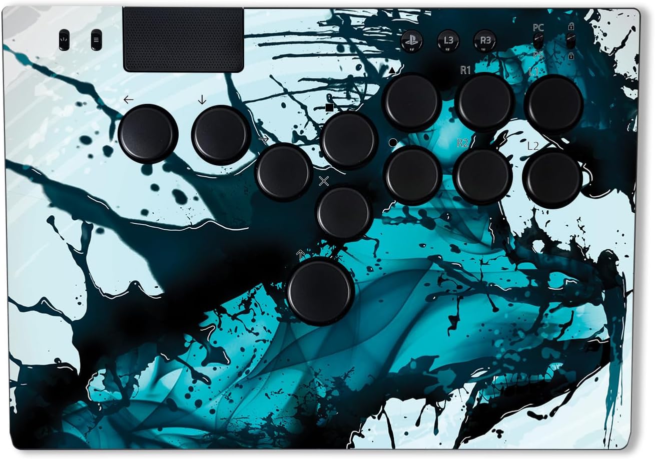 MightySkins Skin Compatible with Razer Kitsune - Wild Splash | Protective, Durable, and Unique Vinyl Decal wrap Cover | Easy to Apply & Change Styles | Made in The USA