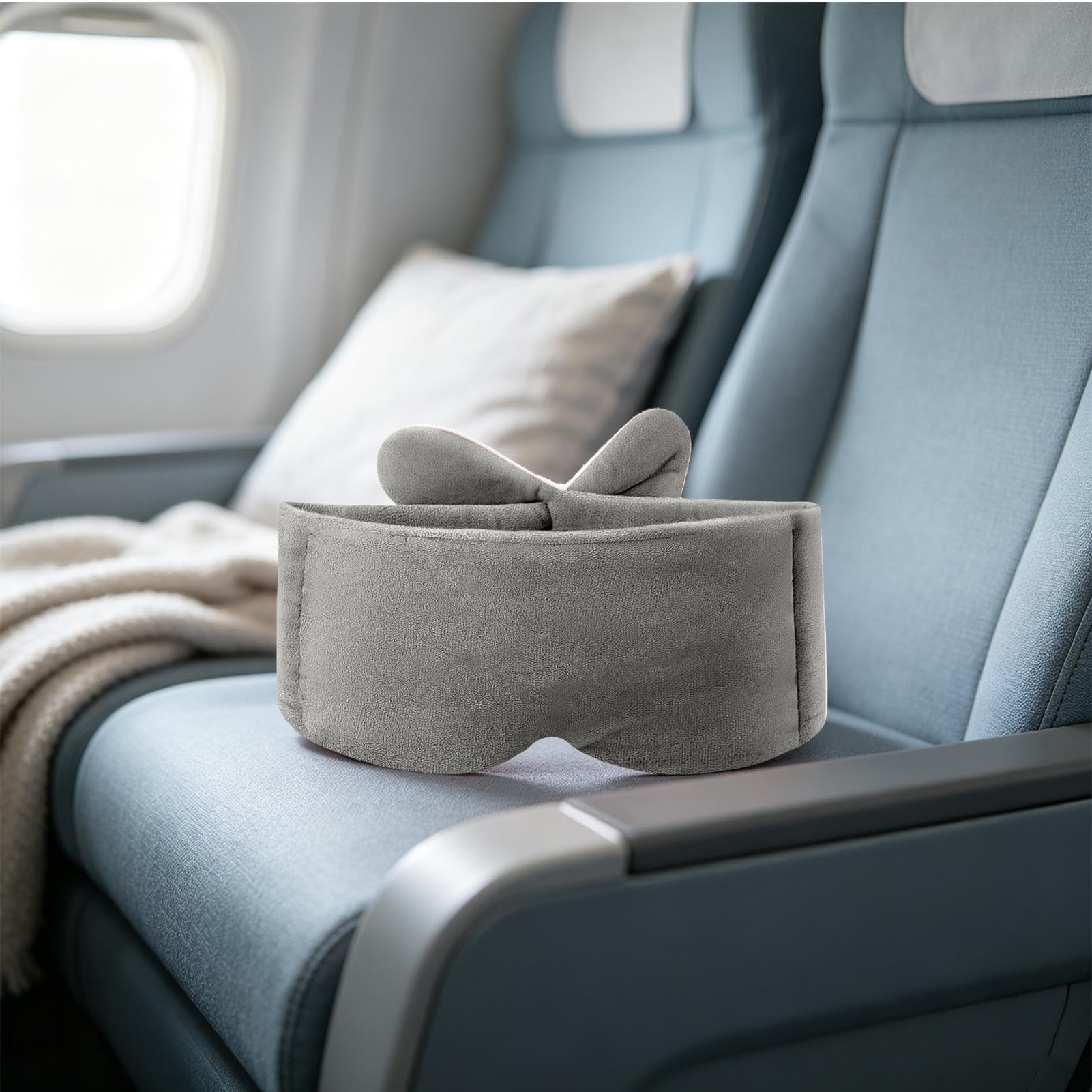 Maschera Da Sonno Pesata Pressione Delicata Copertura Blocca Luce | Copriocchi ponderato Ideale per casa hotel viaggio in aereo stanza luminosa meditazione diurno