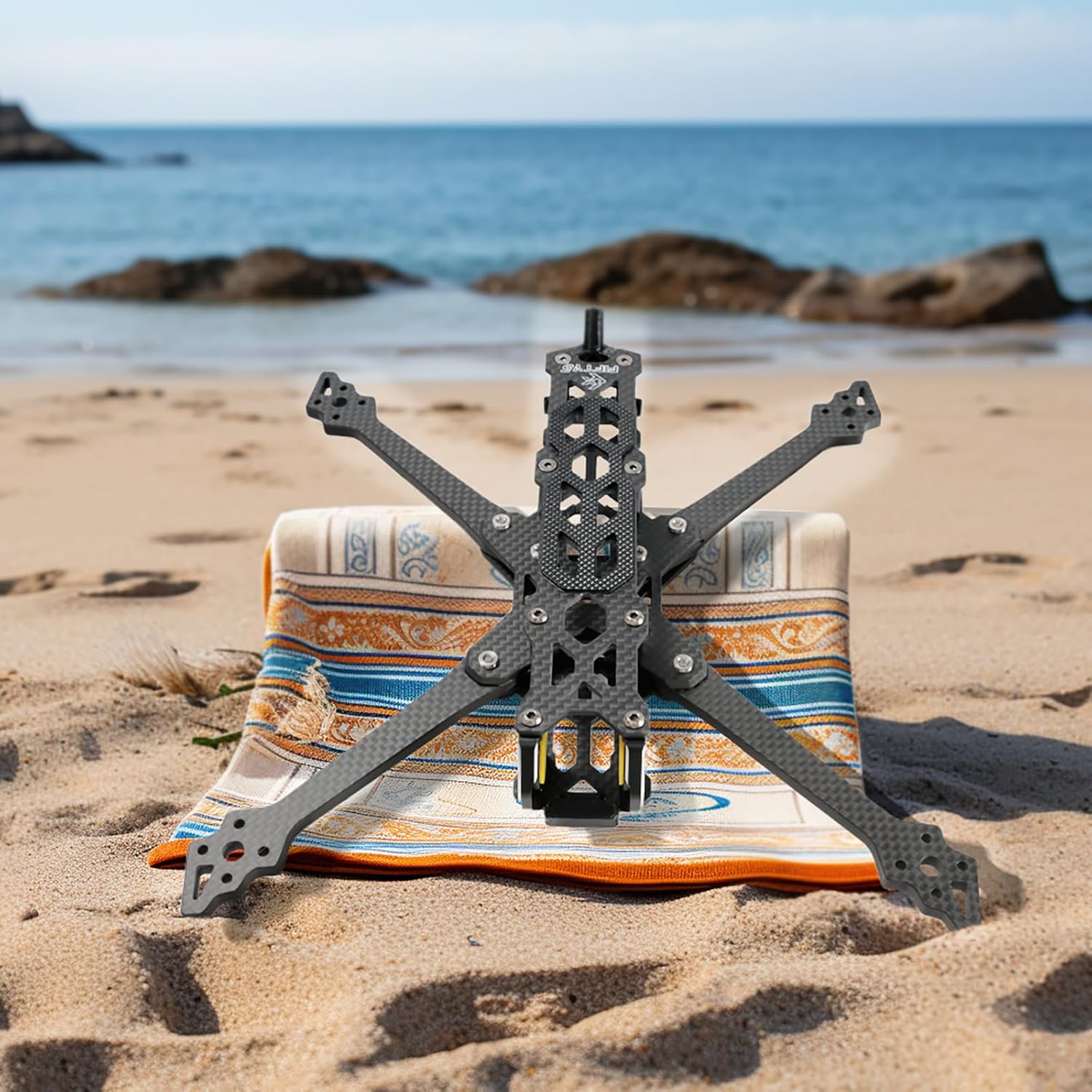 Perfect Balance 5.5 Inch FIFTY5 FPV Freestyle Drone Frame Kit True-X Quadcopter Multirotor T700 Carbon Fiber DIY RC Hobbies Quad w/5mm Arms Fit for DJI O3 Air Unit Caddx Vista S5 Propeller