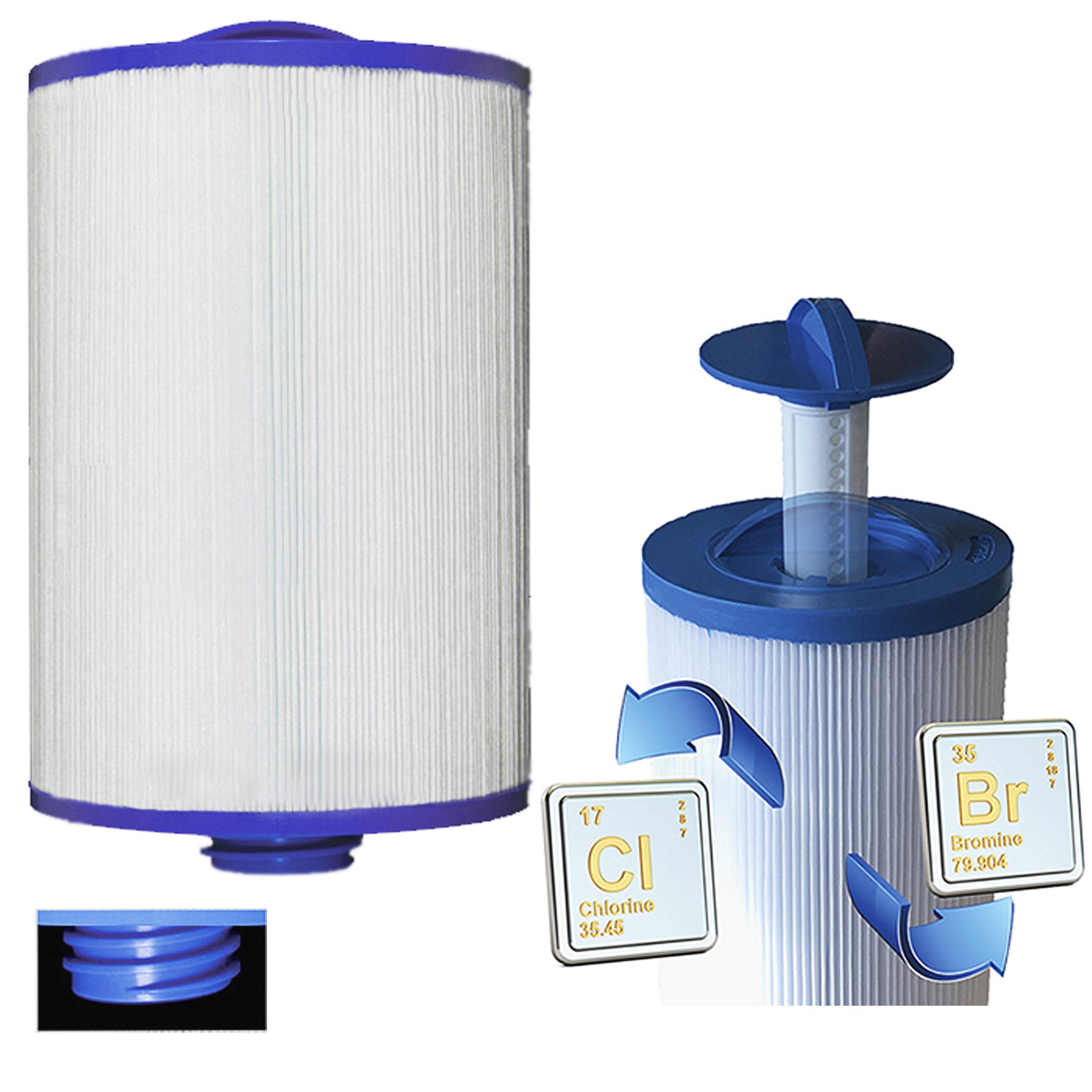 DarllySaniStream Filter PWW50 6CH-940 DL714 Spaform Aegean Superior Catalina Sunbelt Hot Tub