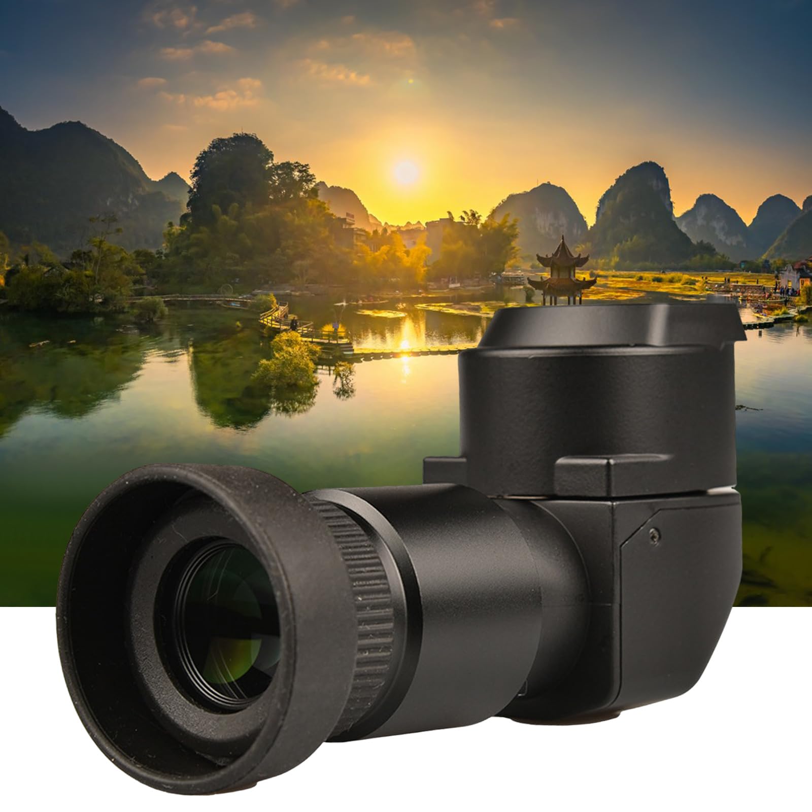 1, 250X 2, 50X Kamerasucher mit 10-teiligem austauschbaren Adapter für 300D 450D 1000D 400D 350D 500D 550D 600D 650D Sucher mit Einstellbarer Vergrößerung