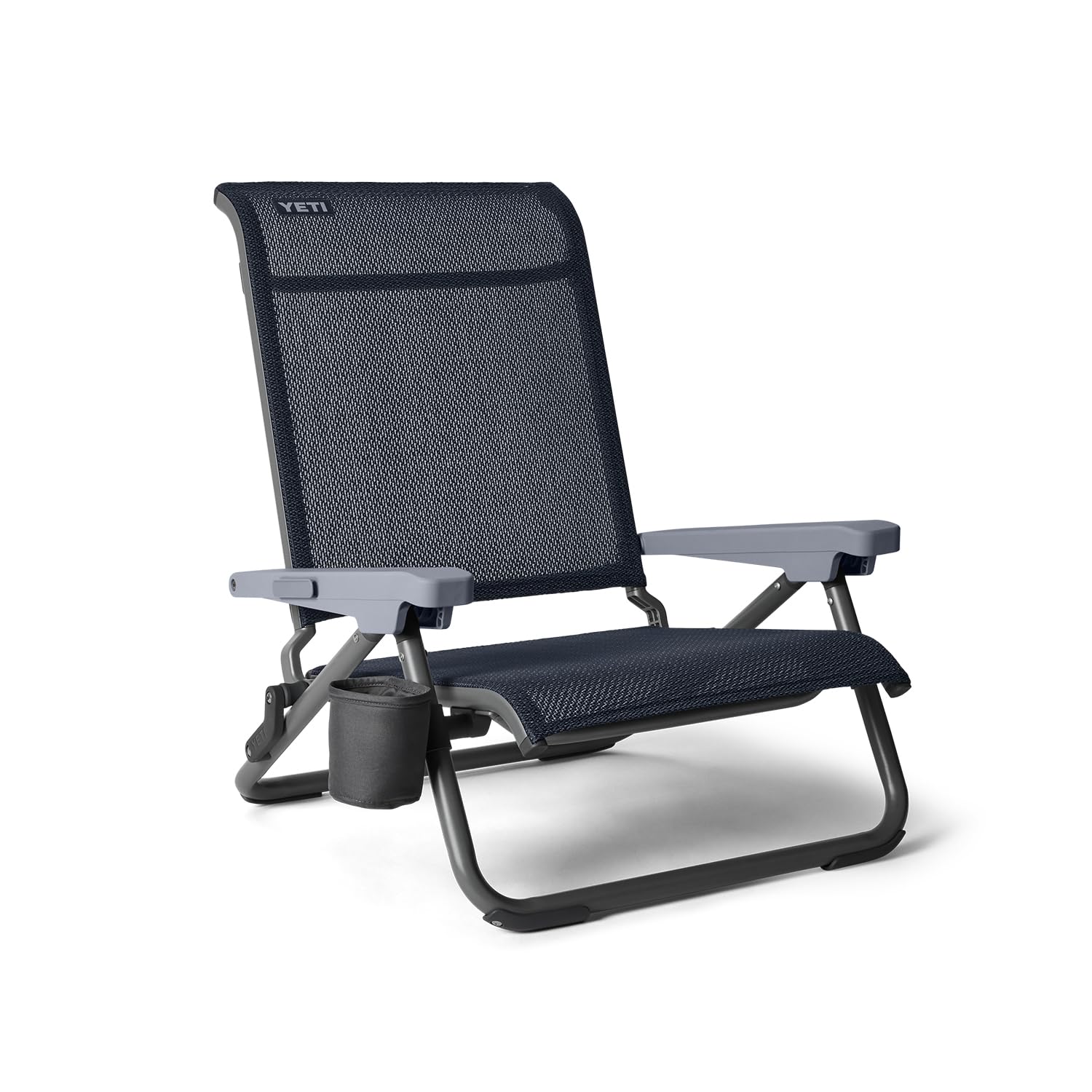YETI Hondo Reclining Beach Chair, Breathable, UV-Resistant, and Supports up to 350 lbs, Navy