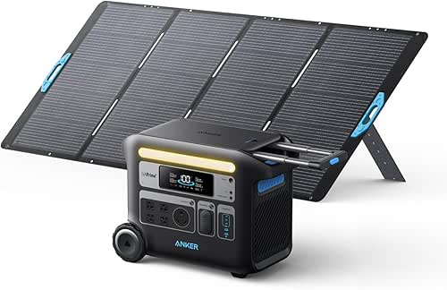 Anker SOLIX F2000 Solar Generator, 2048Wh Portable Power Station with