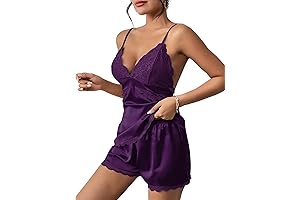 Women's Satin Silk Lingerie Set