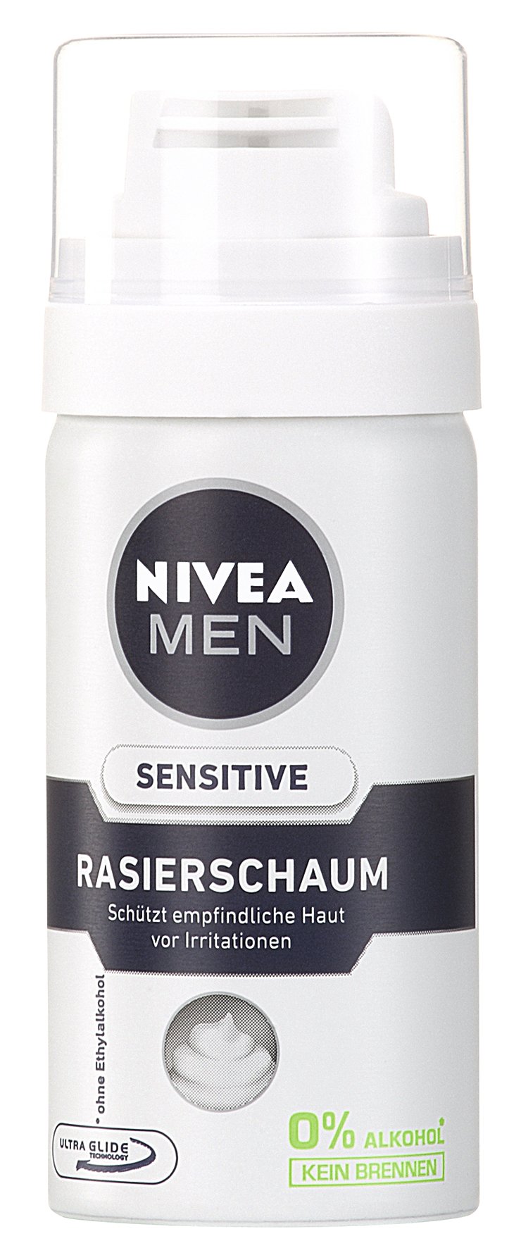 Espuma de afeitar Nivea for Men Sensitive Mini, 1 unidad (1 x 35 ml)