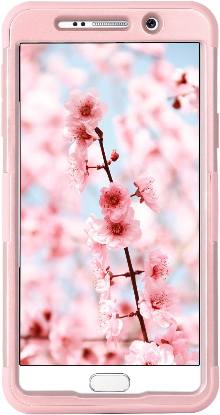 Galaxy Note 5 Case, BENTOBEN Samsung Galaxy Note 5 Case 3-in-1 Hybrid Shockproof Anti Scratch Hard Covers Soft Silicone Bumper Rugged Drop Protection, Rose Gold
