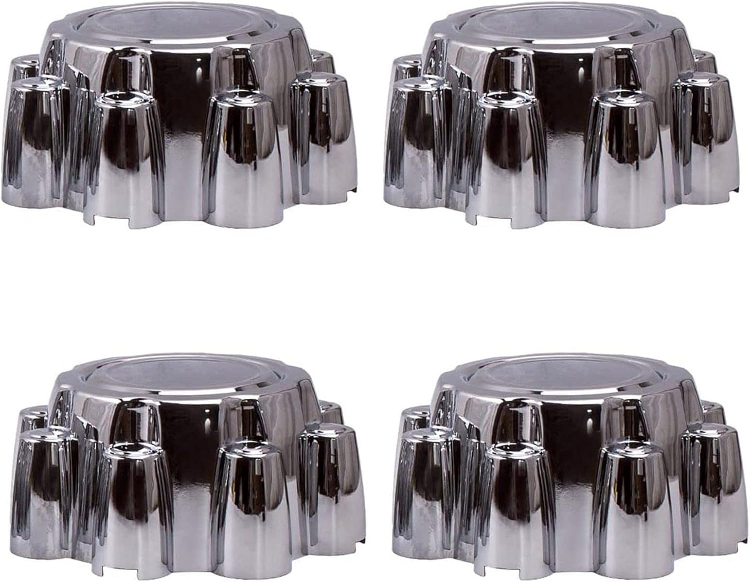 4Pcs 8 Lug Wheel Center Hub Caps Rim Dust Covers for 2001-2003 FORDEXCURSION for 2001-2004 Ford F-250 F-350 Super Duty 909-042, C3338, 1C3Z1130BA, 1C341A096BA