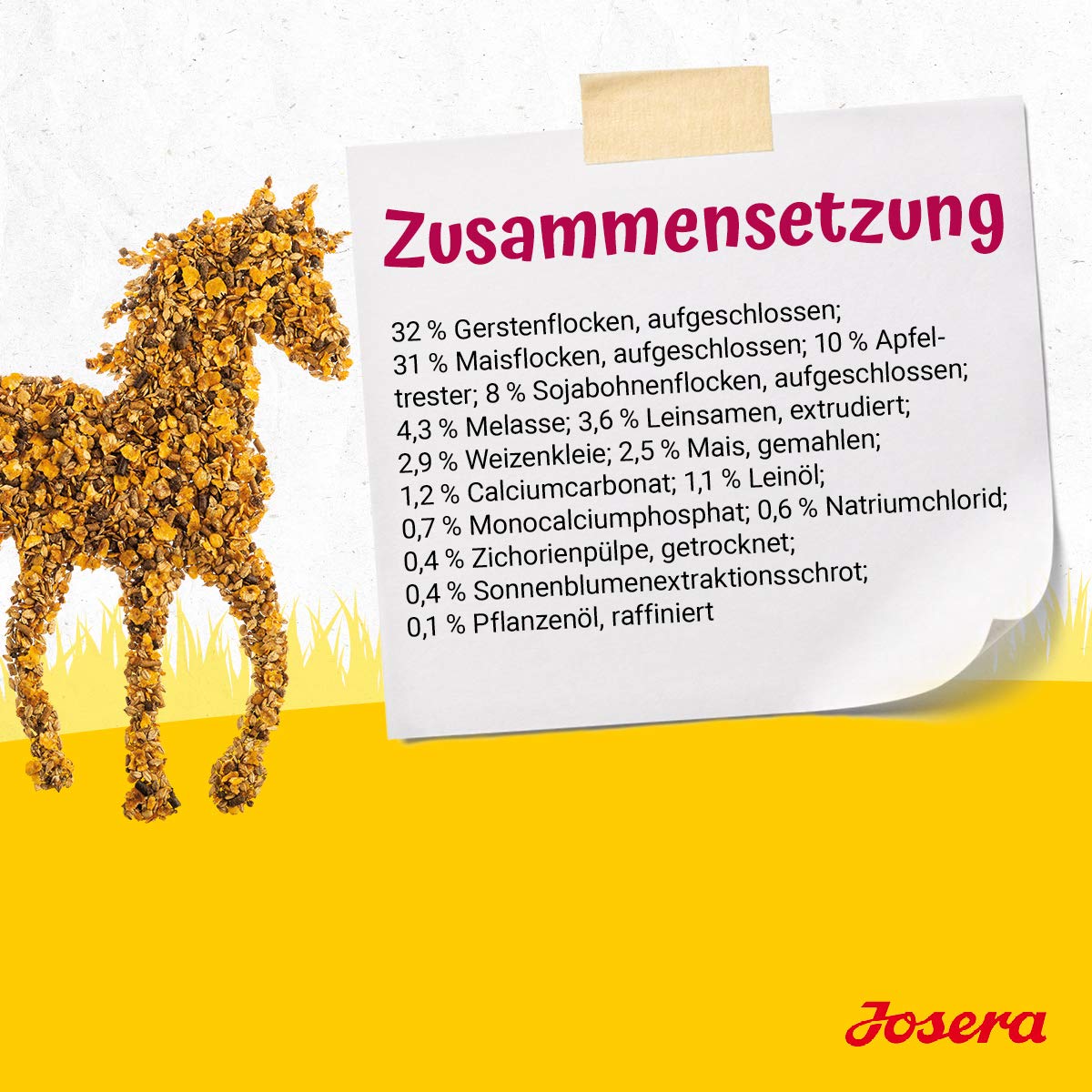 JOSERA Senior (1 x 15 kg) | PFERD SENIOR | Premium Pferdefutter für ältere & schwerfuttrige Pferde | Müsli-Mix für Vitalität bis ins hohe Pferdealter | nährstoffreich & leicht verdaulich | 1er Pack