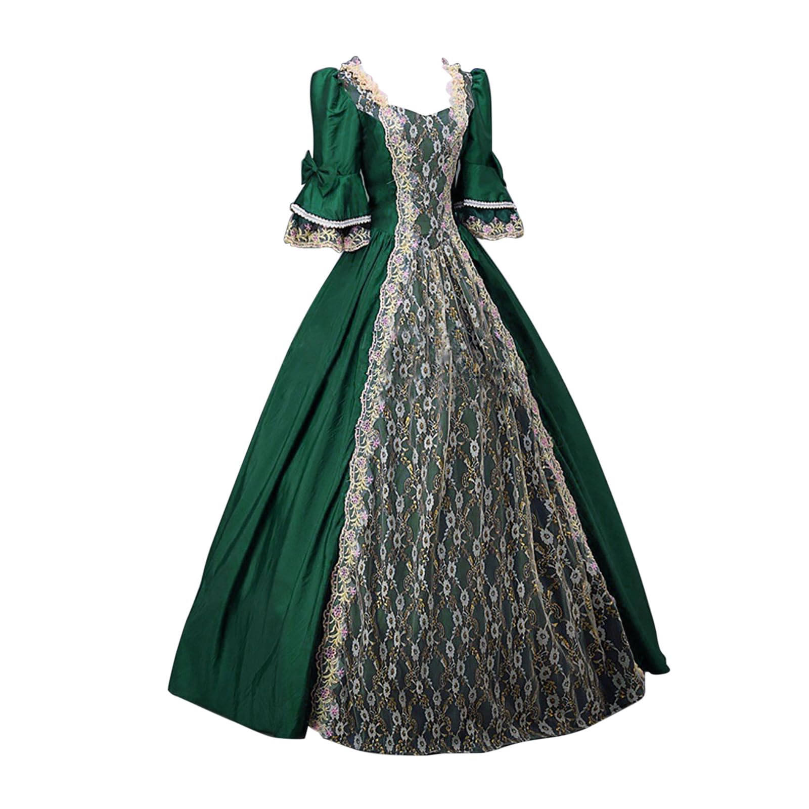 古着 アンティーク ビンテージ 70s 緑 ドレス ガウン ワンピース 美品 美品ミナペルホネンforest village キッズワンピース古着