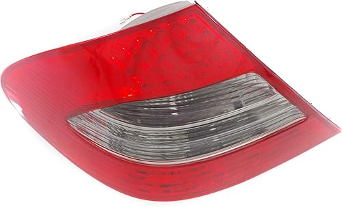 Miniatura 4 de Evan-Fischer - Lente de luz trasera y carcasa compatible con LED Mercedes Benz E320 2007-2009 con paquete de apariencia Sedan lado del conductor