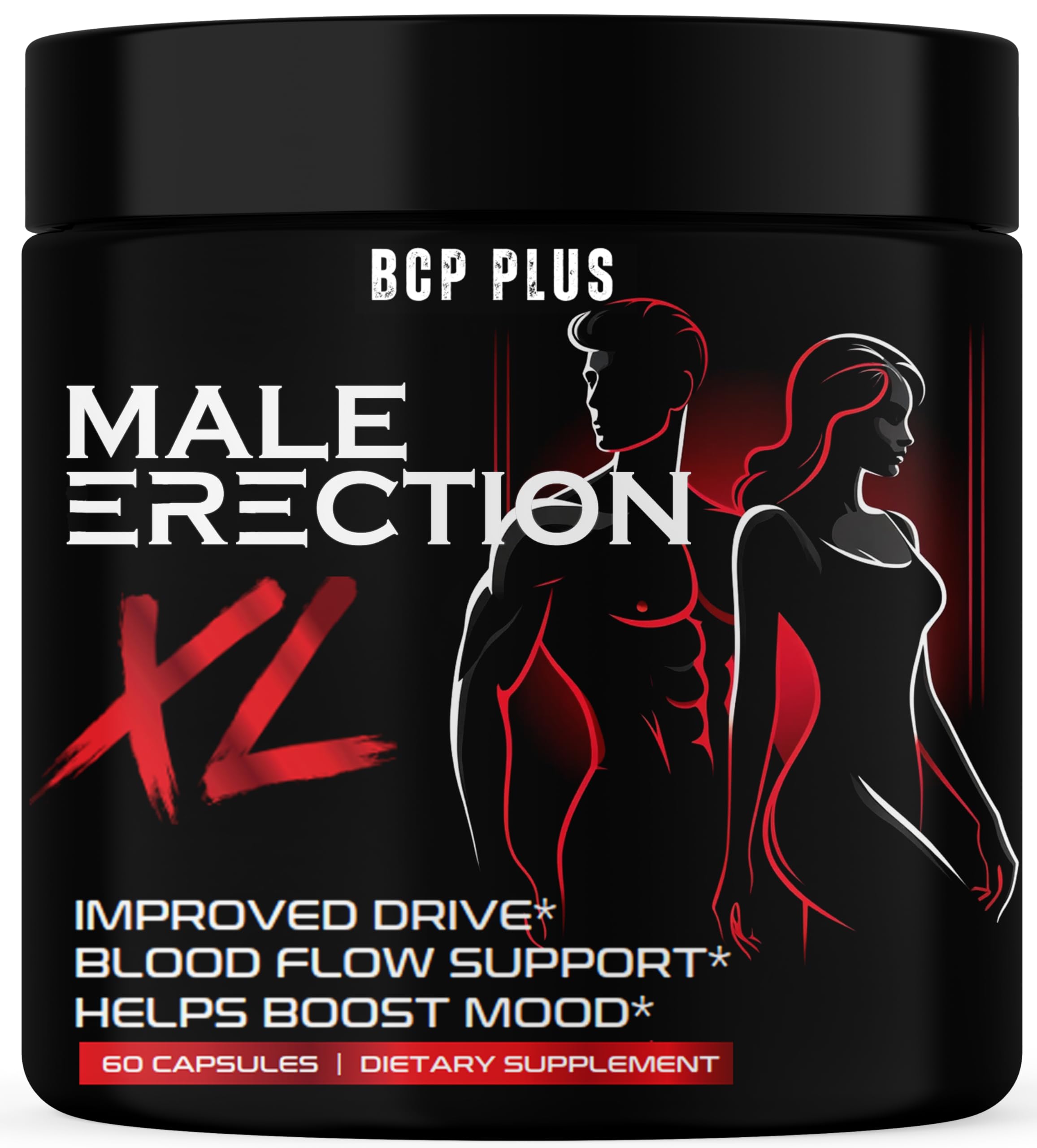 MalePlus Performance - Volume Booster - Pills for Men - 3rd Party Lab Tested | for Fast Acting Blood Flow, Vigor, Drive & Size EnIargement | HornyGoat Weed & Maca, Tribulus 60 Capsules