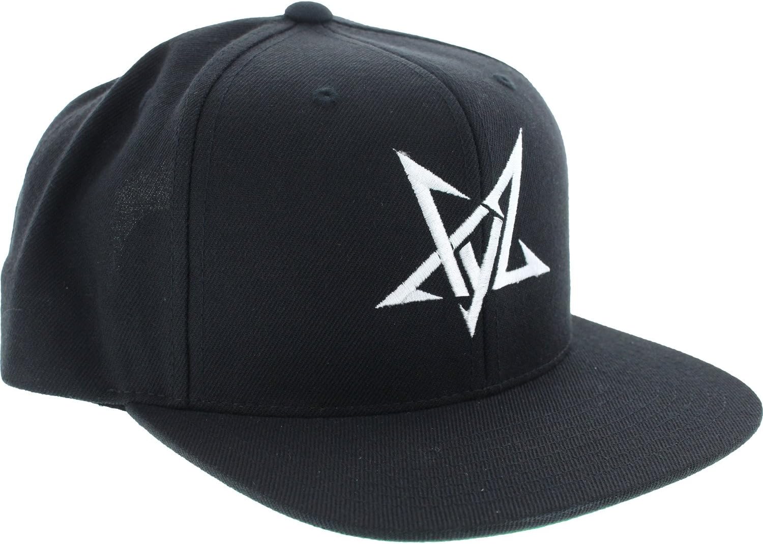 Pentagram Black Snapback Hat - Adjustable
