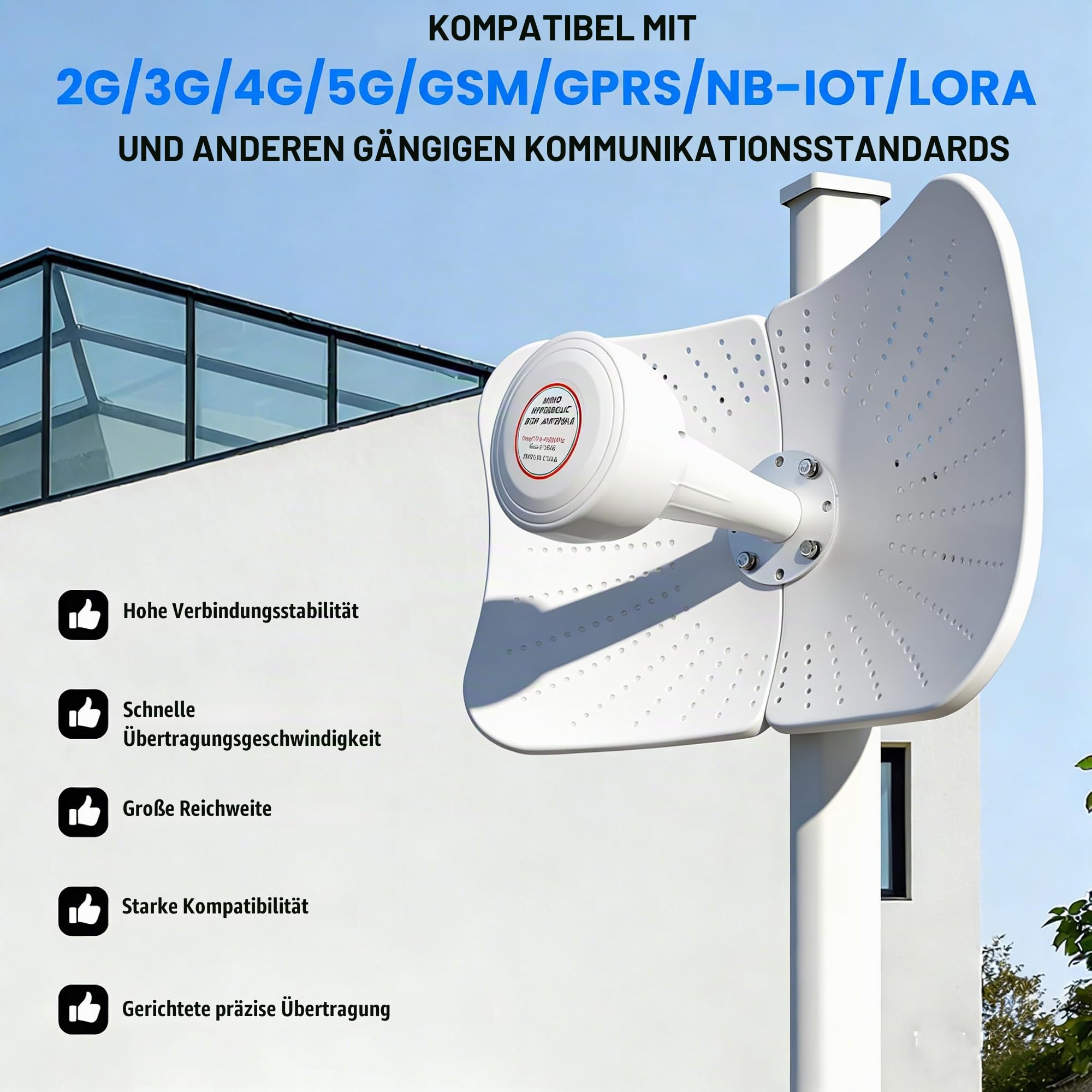 4G LTE 5G Panel Antenne Outdoor, Mimo Directional Antenne | 600-6000MHz