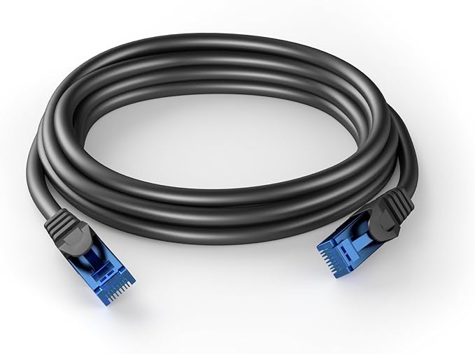 KabelDirekt Cable de Red Ethernet 75ft Cat6 RJ45 Negro/Azul miniatura 7