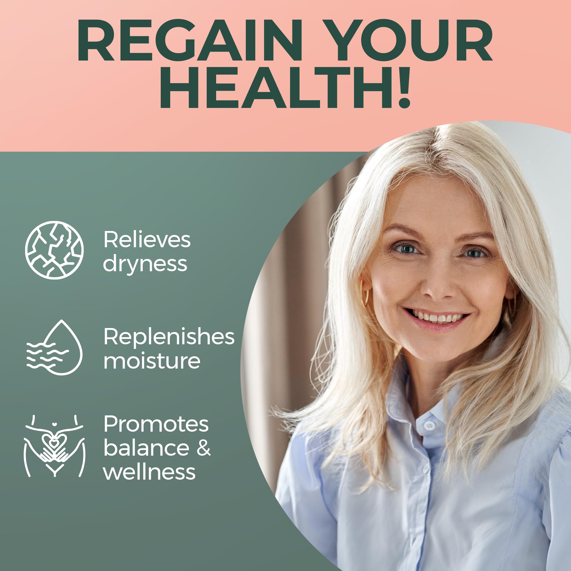 Lubracil - Increase Vaginal Moisture Set of: Moisturizing Cream & Feminine Dryness Ease Pills with Omega 6, 7, & 9, Vitamins A & E for Itching and Burning Relief, Estrogen Free - 1.76 Fl Oz & 60 Pills