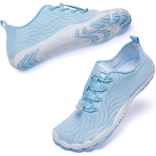 hiitave Womens Water Shoes Quick Dry Barefoot for Swim Diving Surf Aqua Sports Pool Beach Walking Yoga