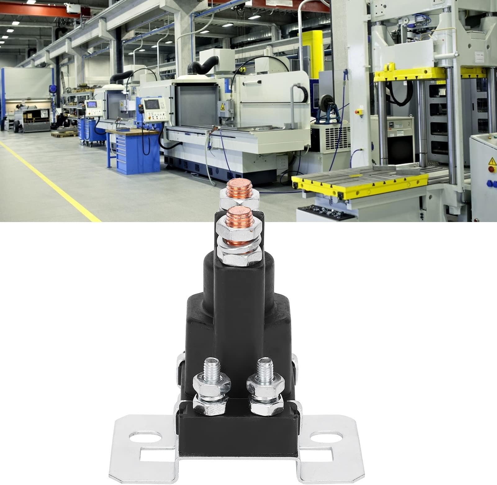 Battery Isolator Relay, Relay 80A Battery Isolator Relay Component Portable Electronic Component for Relay Component for Dual Compressor Wiring