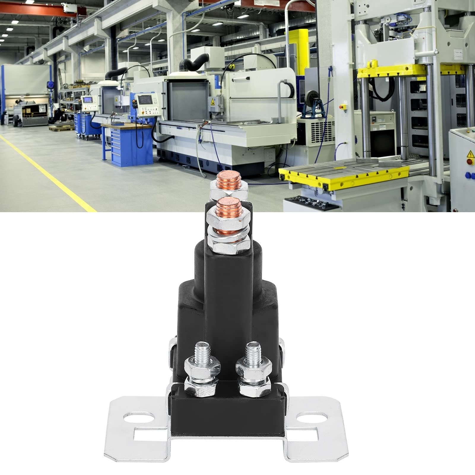 Battery Isolator Relay, Relay 80A Battery Isolator Relay Component Portable Electronic Component for Relay Component for Dual Compressor Wiring