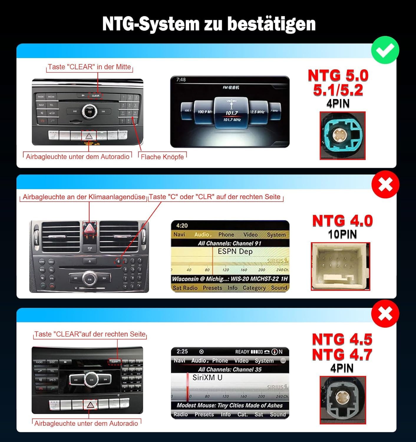 Erisin 12,3" 8-rdzeniowy 8 GB RAM + 128 GB ROM Android 13 radio samochodowe GPS nawigacja do Mercedes klasy C / GLC/V/X W205 X253 W447 NTG 5.0/5.1/5.2 IPS Bluetooth 5.0 DAB+ CarPlay Android Auto DSP