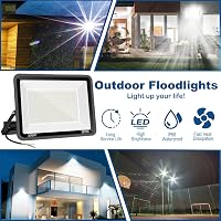 Niserelesa 300W LED reflektor 30000 lm IP66 vízálló kültéri lámpa hidegfehér 7