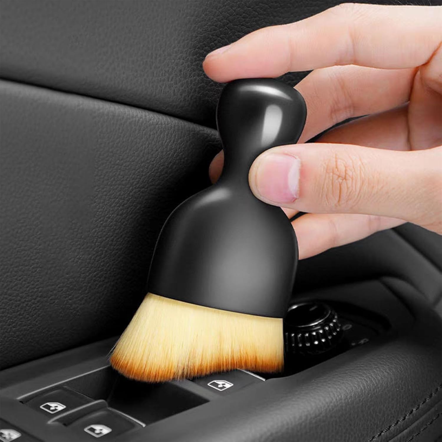 AWGUKA 2-Pack Car Seat Belt Cleaning Brush - U-Shaped Foldable Brush With Anti-Slip Handle - View #11