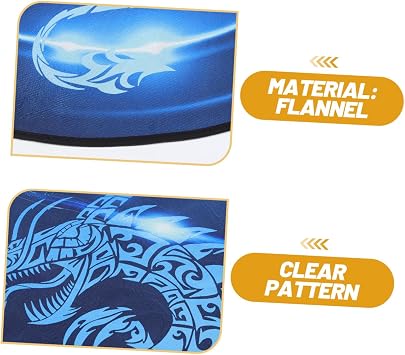 Thick Non-slip Electric Drum Mat 1.2m Blue Pattern Drum Rug with Shock Absorption and Noise Reduction for Home Kits and Electronic
