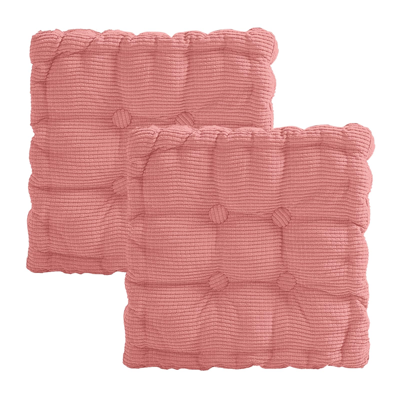 Coussin de chaise de jardin lot de 2 doux 40 x 40 cm pour sublimer vos repas en terrasse et véranda