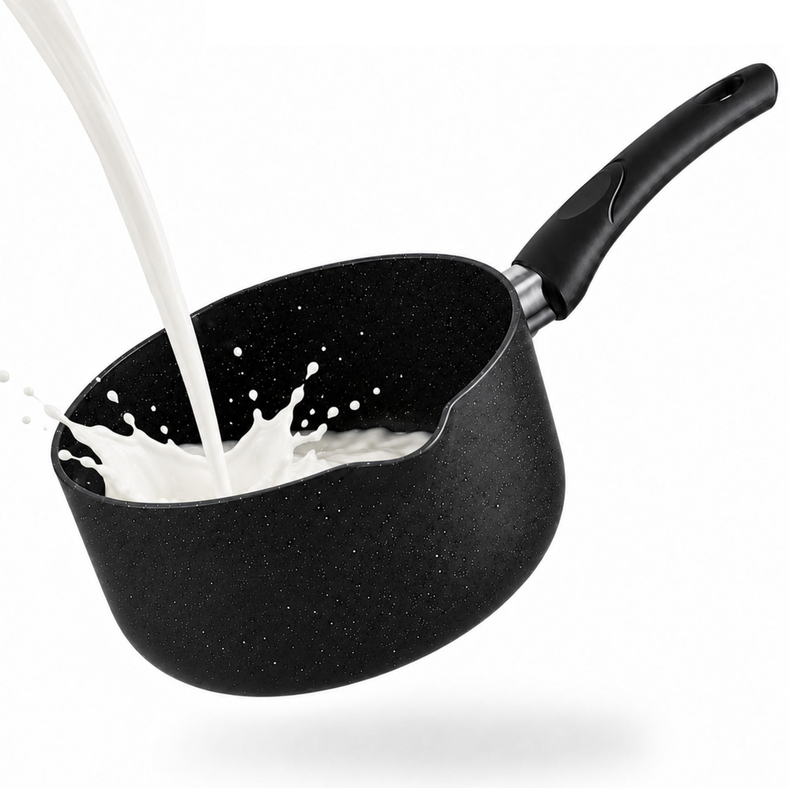 Kitchen King Titan Milk Pan Saucepan Non Stick Saucepan, Sauce Pot for Gas and Electric Hobs Safe Cooking Multi Purpose pots Frying pan Cooking pan (16cm)