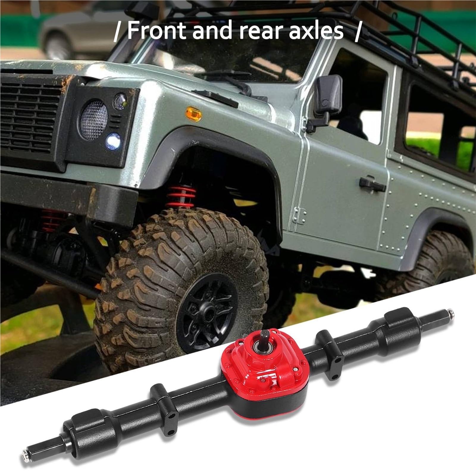 ASSE Anteriore Posteriore for Auto RC for MN D90 D91 D96 D99S MN90 MN96 MN99 MN99S 1/12 Parti di aggiornamento for Auto RC, Nero