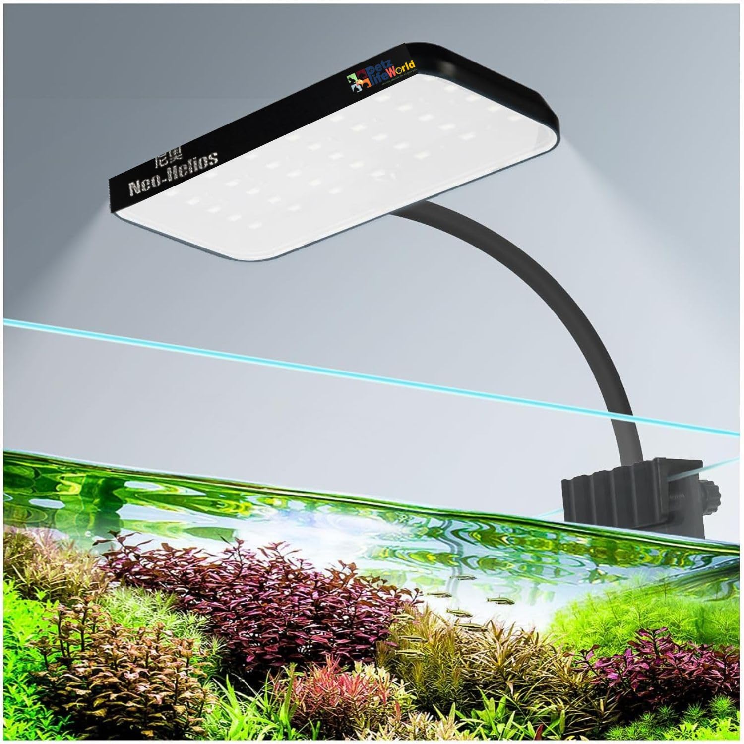 VAYINATO® Neo Helios Flat Nano S3, 13W Full Spectrum Planted Tank Aquarium Light | Suitable for Glass of Maximum 3~15mm Thickness | Vivid Colour Rendering by Petzlifeworld (B0CKF3P3GH) Amazon Price History, Amazon Price Tracker