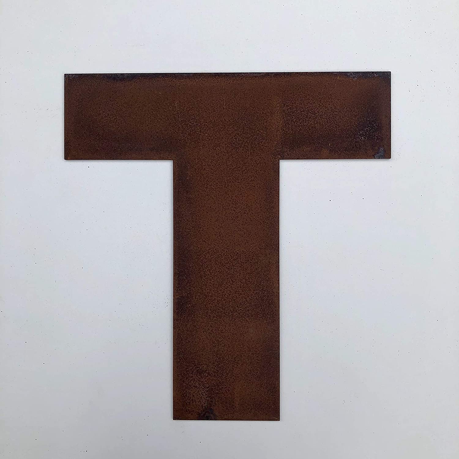 12" Rusty Metal Fat Font Letters A-Z 0-9 (T)