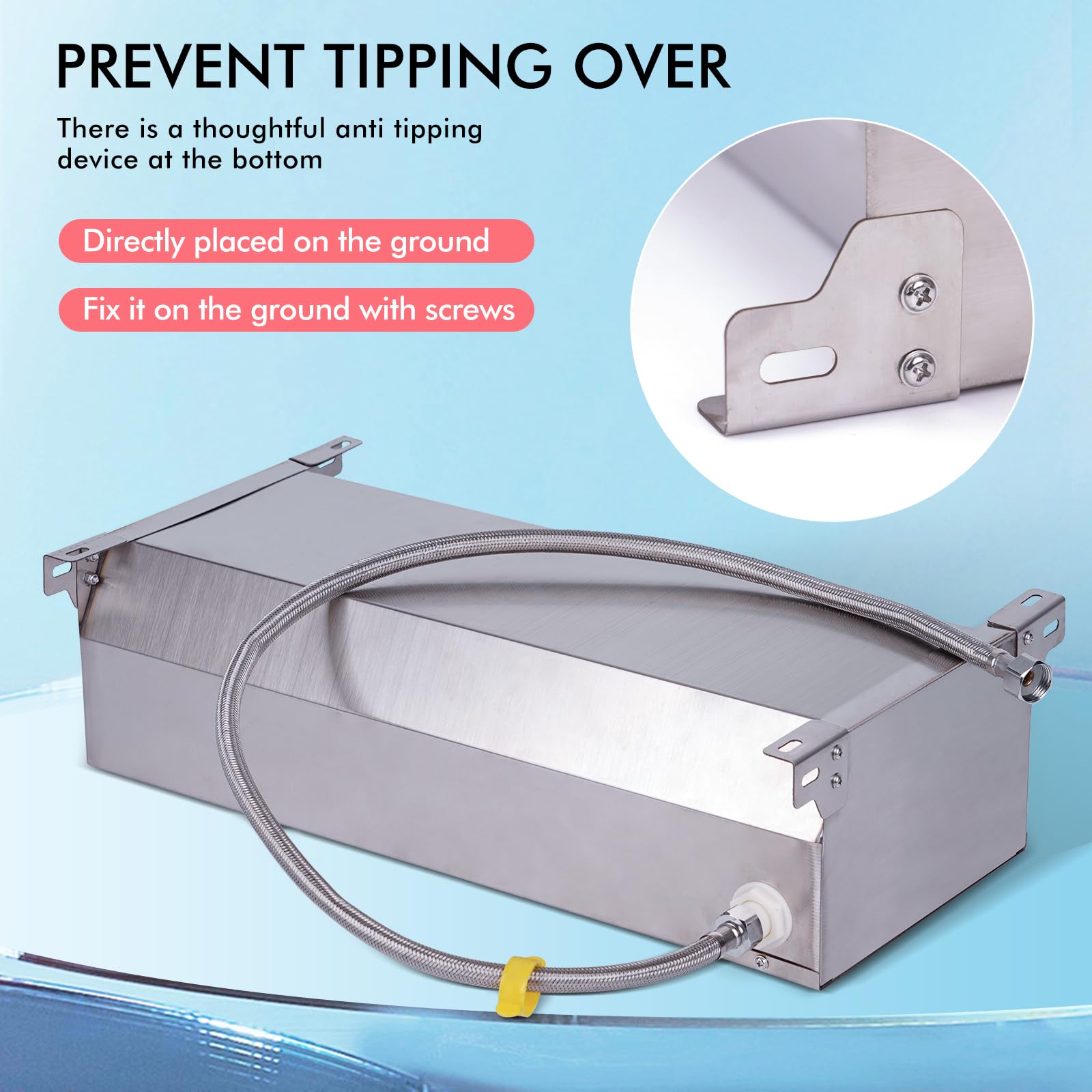 Abreuvoir Automatique pour BéTail, RéServoir d'eau Auto-Remplissant de Grande Capacité, Distributeur d'eau Automatique avec Robinet à Flotteur pour Chiens, Chevaux, Vaches, ChèVres et Cochons