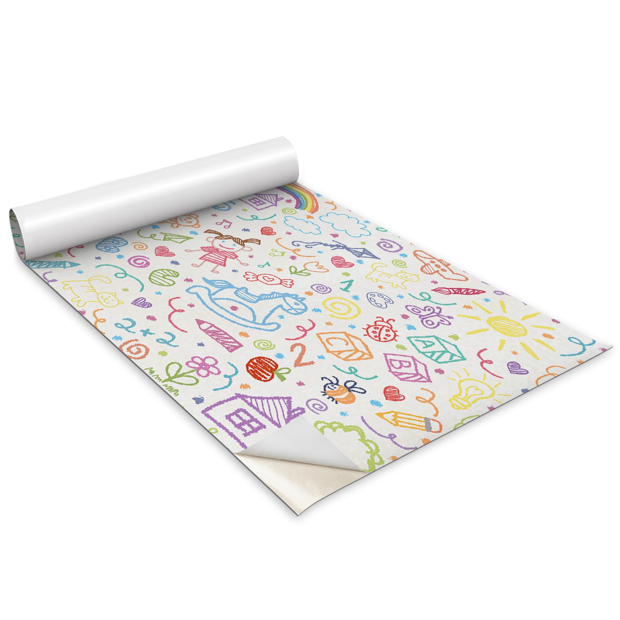 Vinilo adhesivo mate de 100x50 cm fácil de limpiar para renovar armarios y habitaciones infantiles