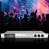 Metal Audio Processor Mixer 25W 110V Vocal Effects Processor with Bluetooth Professional Anti-howling Audio Processor for Home Performance Silver