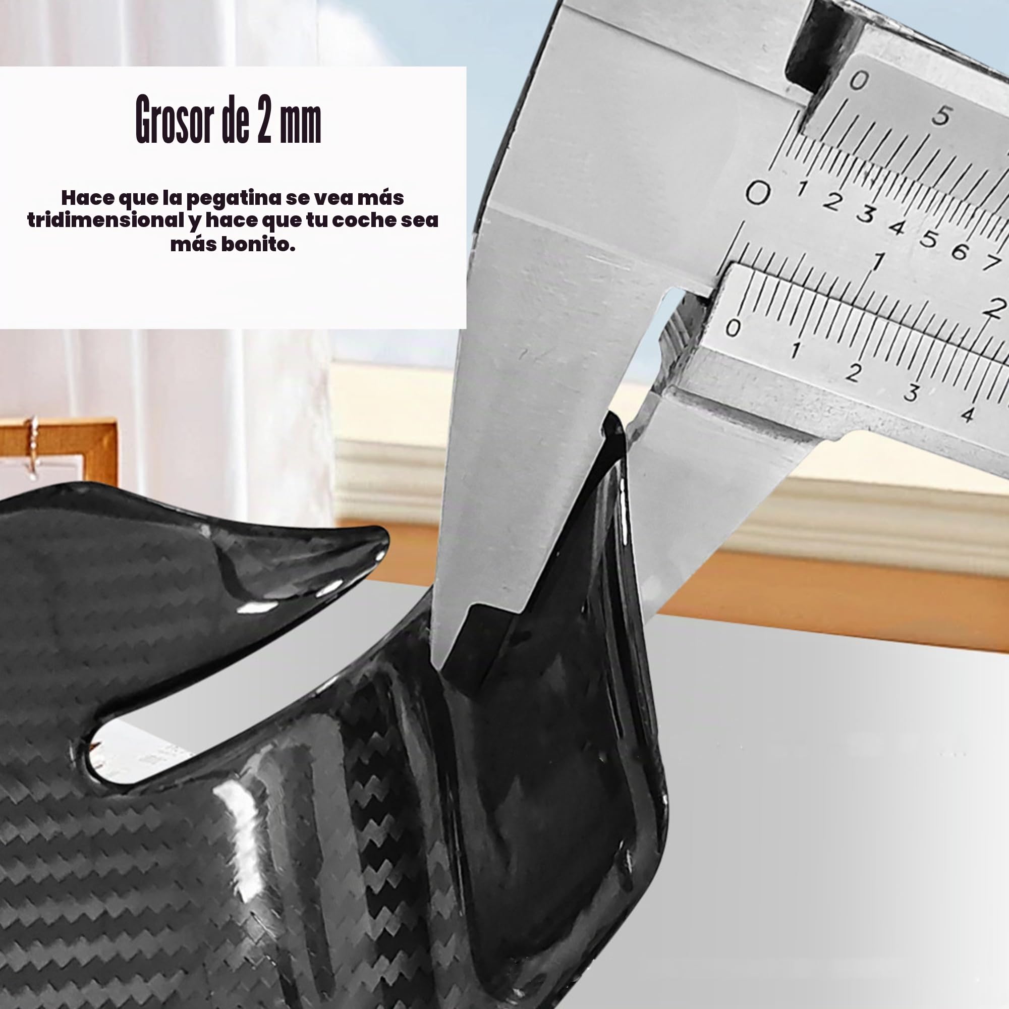 Protector del Depósito Gasolina Tanque Moto Adhesivo de protección Protector Depósito Modelo Performance Símil Carbono Adecuado para todos los modelos de motocicletas (estilo 2)