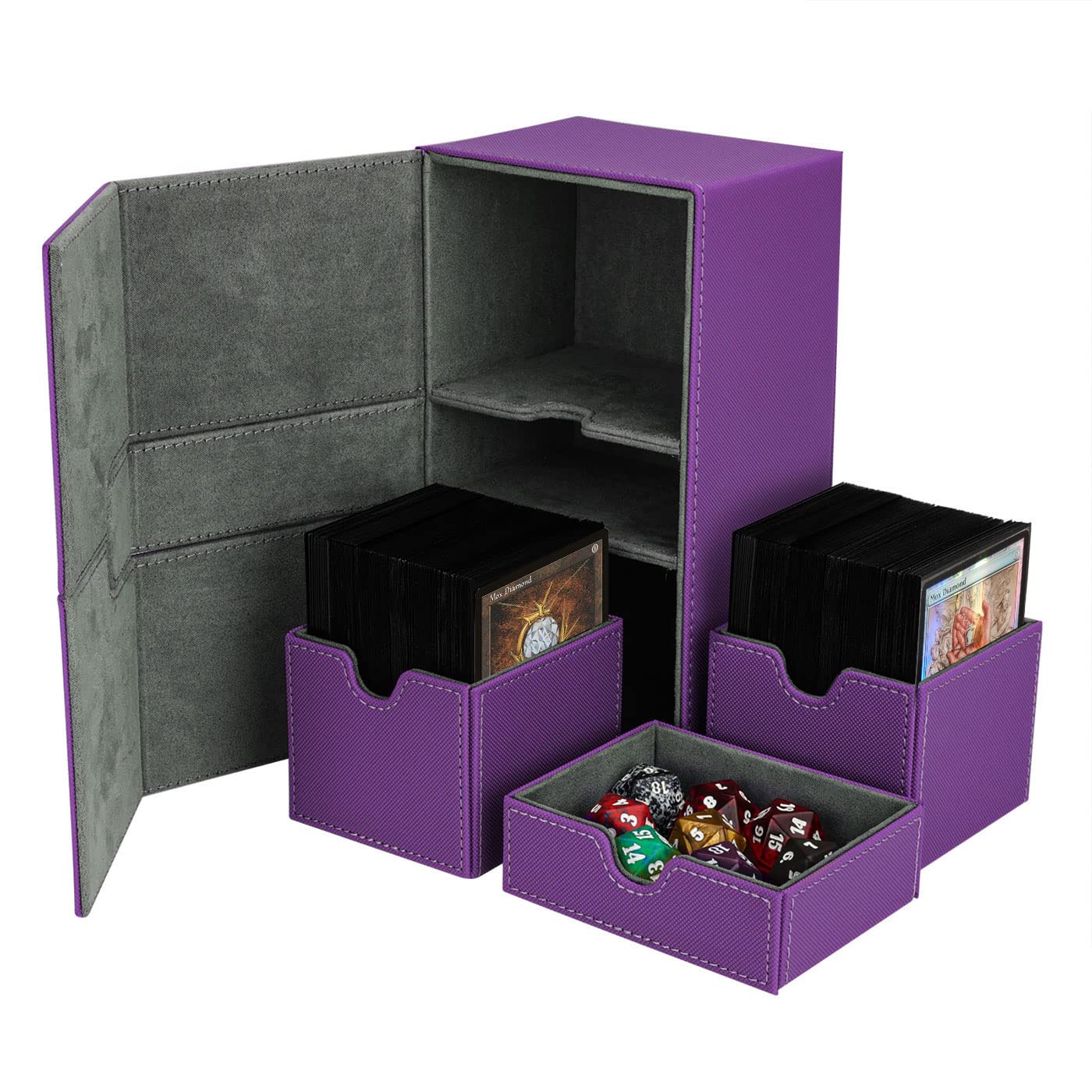 Scimi X-Large Commander Premium Double Deck Box for 200+ Sleeved