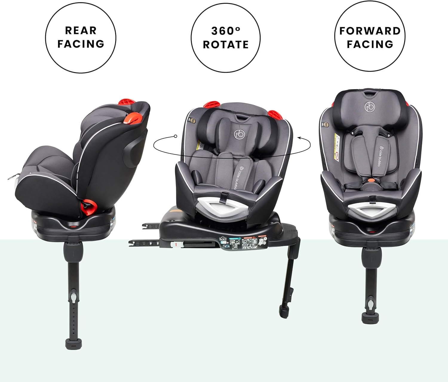 Isofix Base Ickle Bubba Car Seat Installation Rear Facing Ickle