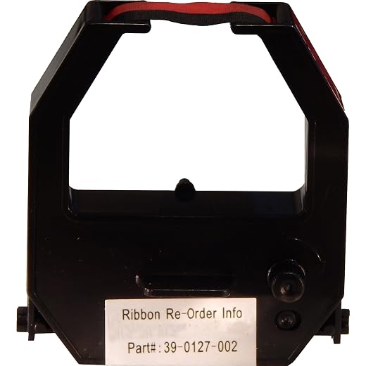 Acroprint Two Color Ribbon for ATR480 & ATR120R Time Clocks, Red/Black