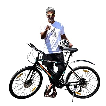 Lifelong Bold MTB 26T Mountain Bikes, Disc Brake 21 Speed Gear Cycles, Frame Size: 18 inches| Free Installation Assistance, Ideal for Adults 14+ Years (LLBC2694, Black)