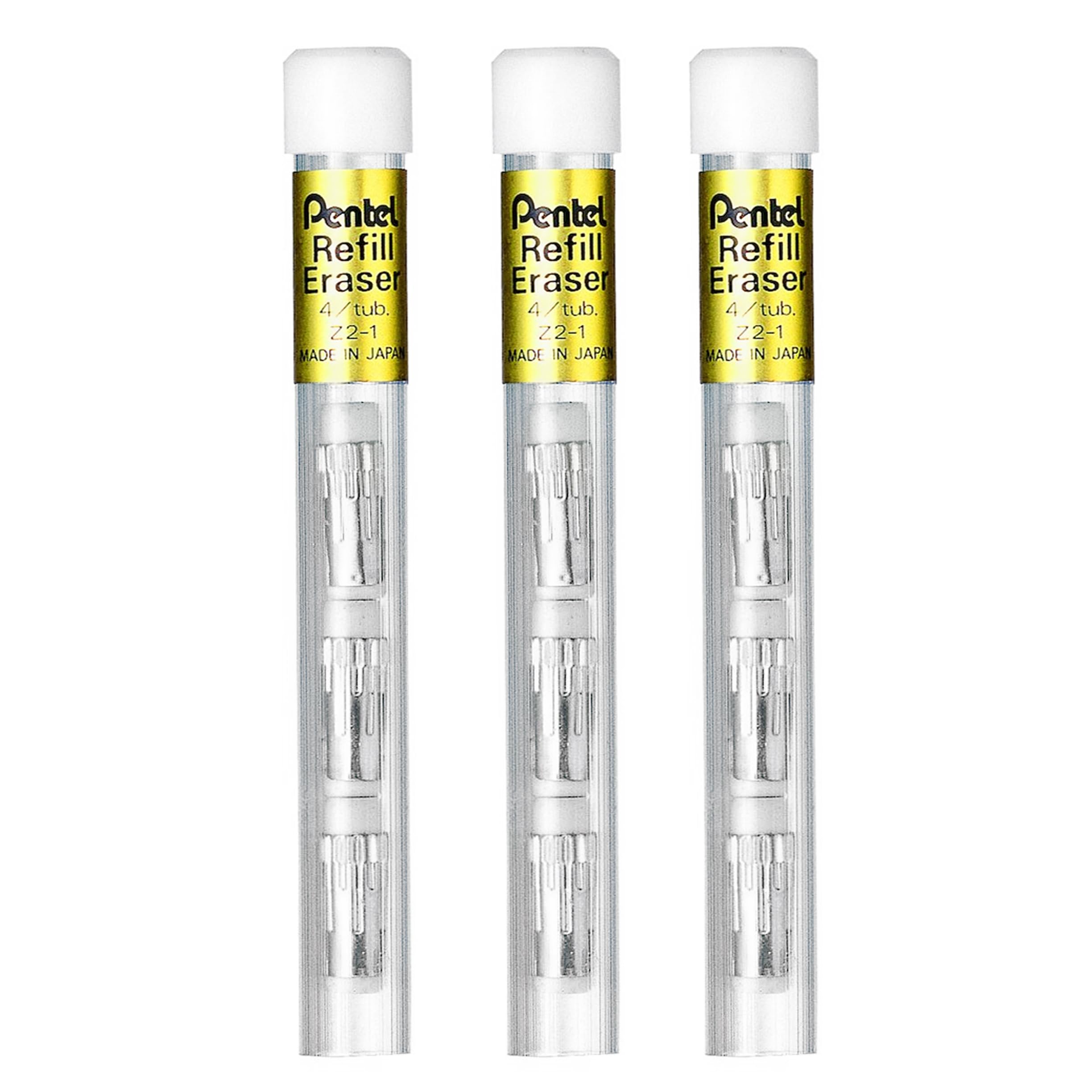 Pentel Refill Erasers For 120 DX Automatic Mechanical Pencil Z2-1N (10) - Image 3