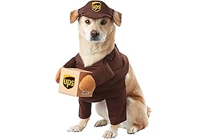 Dapper Delivery Dog Costume for UPS
