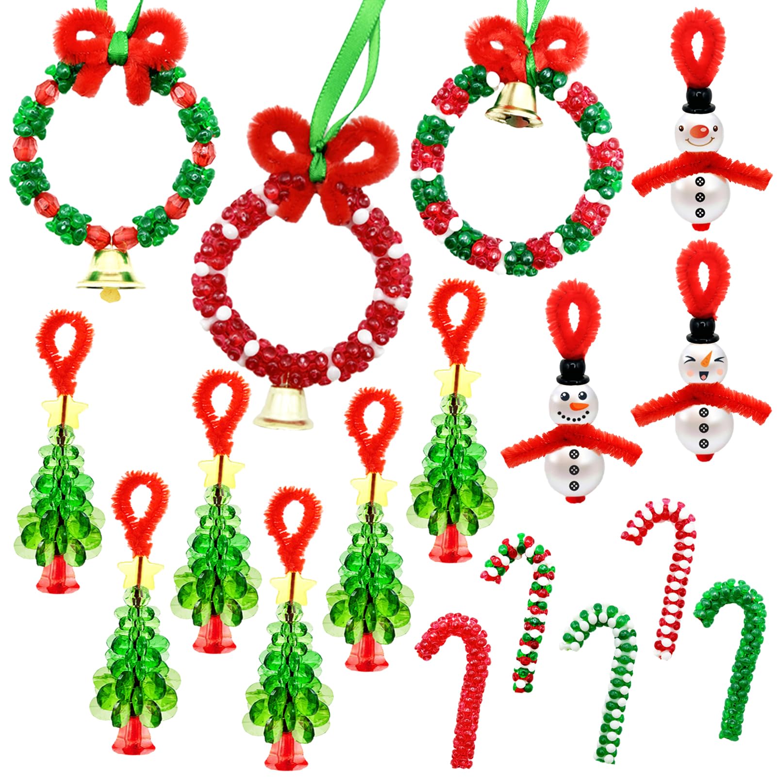 Kit De Perles Crafty - Ornement Ou Broche En Forme D'arbre - Modèle #907T (1994) - Neuf Jamais Ouvert