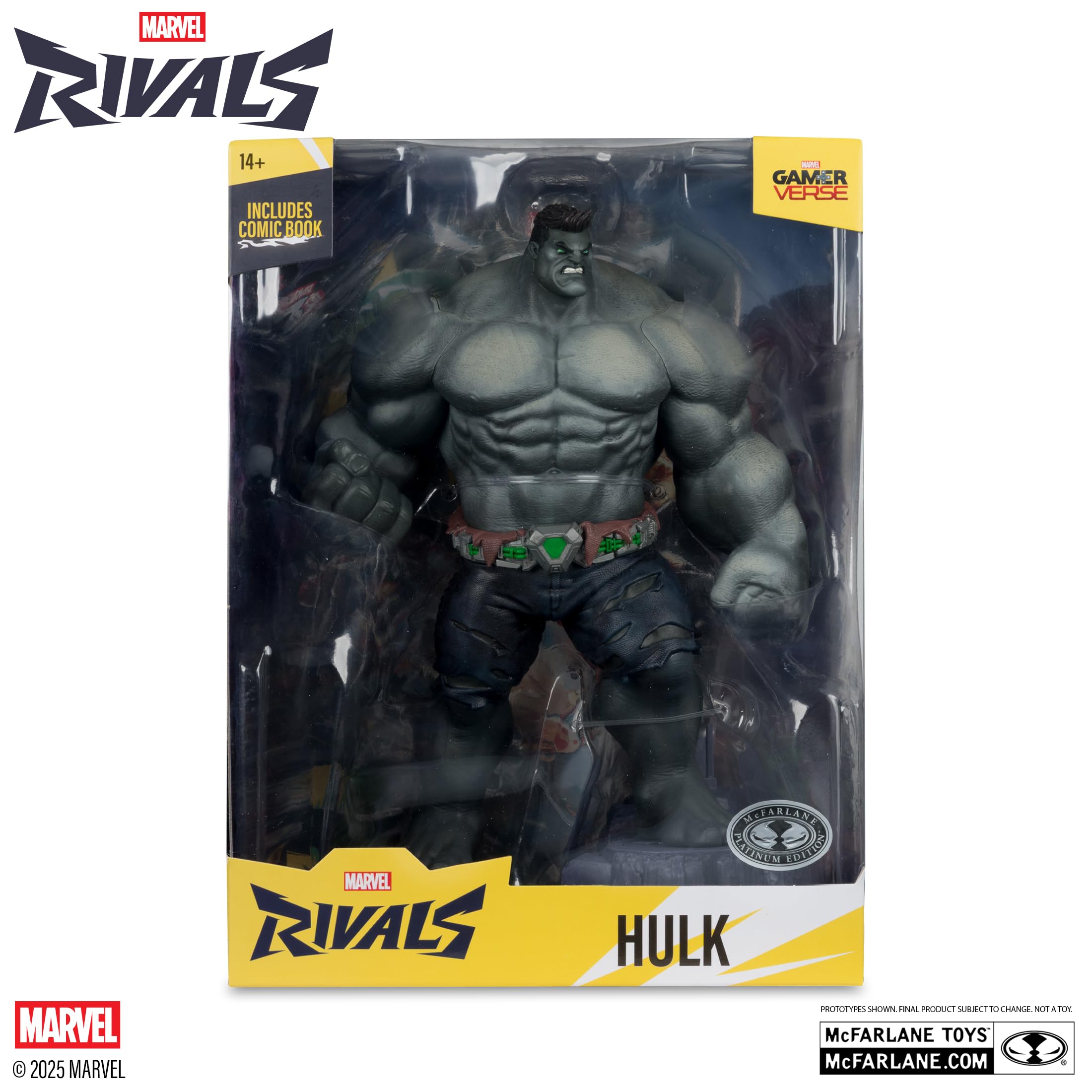 McFarlane Marvel Rivals The Hulk - Juguetes coleccionables a Escala 1:6