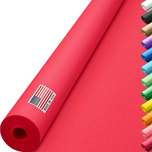 Miniatura 42 de Rollo de papel de construcción negro de 12 x 1200 pulgadas (100 pies), rollo de papel kraft de construcción fabricado en Estados Unidos