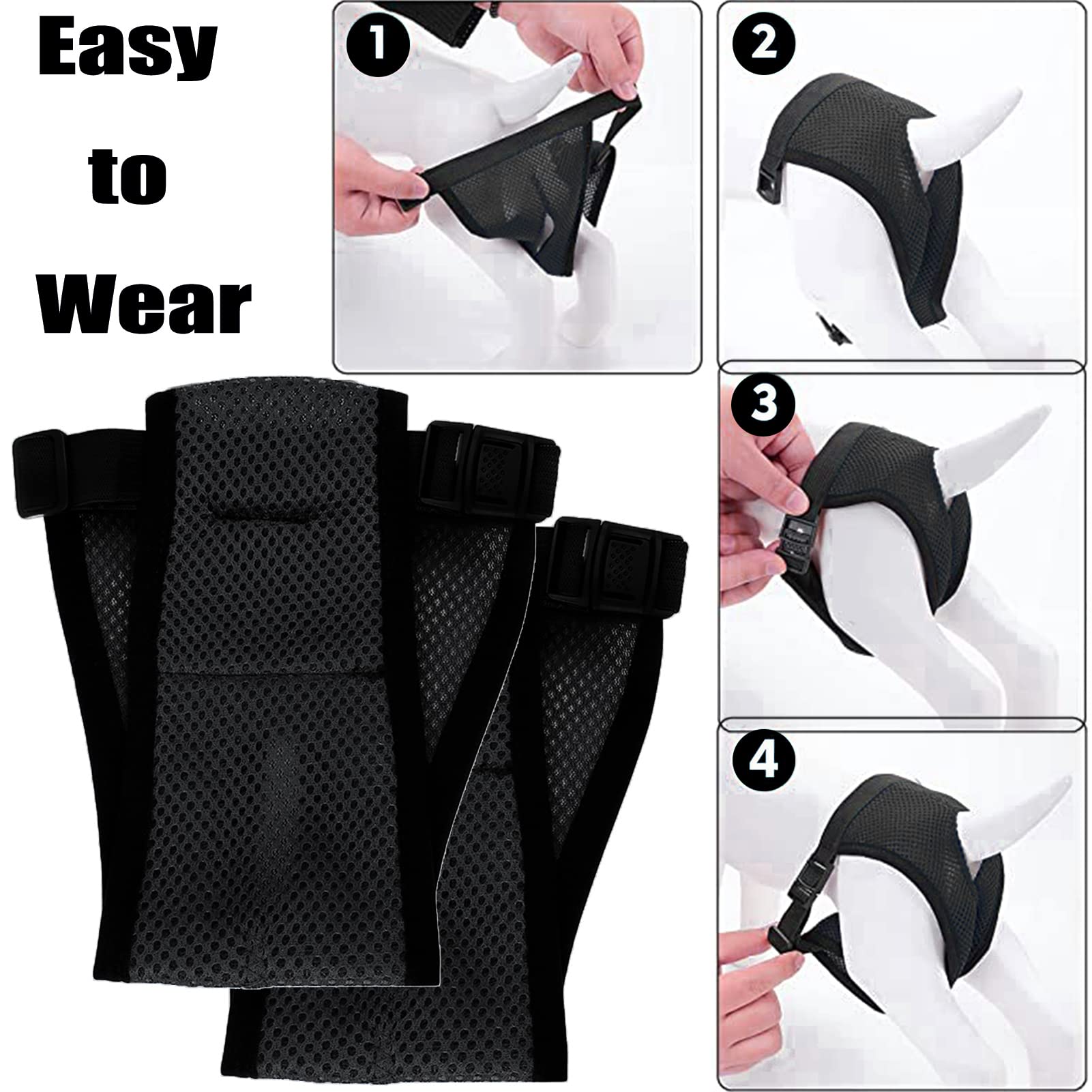 LeerKing 2 Pezzi Mutande Cane Femmina Calore Rete Mutandine Ciclo Lavabili Riutilizzabili Fisiologico con 6 Cuscinetti di Ricambio Nero M