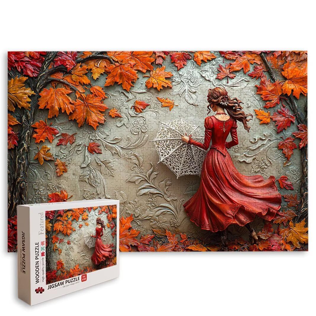 Puzzle Herbst, Puzzle 3000 Teile Erwachsene, Klassische Puzzles, Deko -8661